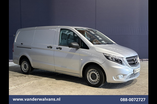 Mercedes-Benz Vito 114 CDI 136pk L2H1 Euro6 Airco | Camera | LED | Trekhaak | Cruisecontrol | Stoelverwarming Parkeersensoren, Bijrijdersbank