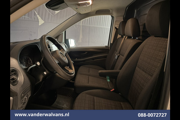 Mercedes-Benz Vito 114 CDI 136pk L2H1 Euro6 Airco | Camera | LED | Trekhaak | Cruisecontrol | Stoelverwarming Parkeersensoren, Bijrijdersbank