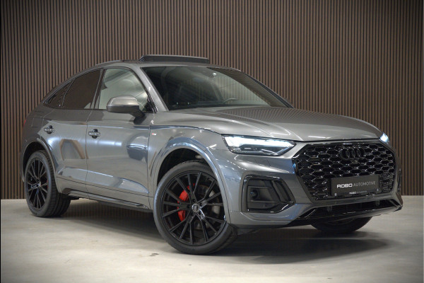 Audi Q5 Sportback 55 TFSI e S edition S-Line | Panoramadak | Stoelverwarming | RS Stoelen | Apple Carplay | Camera | Keyless | Navigatie | Trekhaak | Cruise Control | Memory Seat | Ambiance Verlichting | Matrix LED | SOH 99%