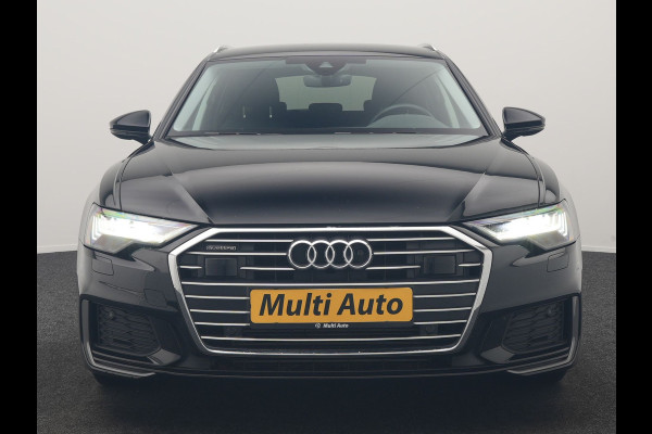 Audi A6 Avant 50 TFSI e Quattro S Line PHEV 300pk Dealer O.H | SOH 95,2% | Trekhaak Af Fabriek | Adaptive Cruise | Camera | Matrix LED | Lederen Sportstoelen Verwarmd | Sfeerverlichting | Apple Carplay | DAB | Navigatie | Virtual | 19"L.M | Plug In Hybrid |