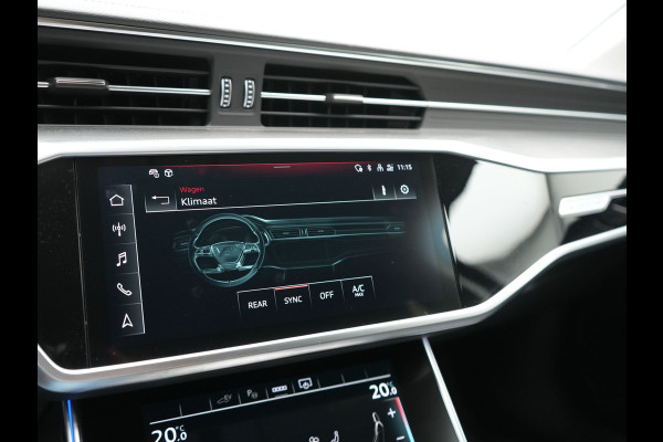 Audi A6 Avant 50 TFSI e Quattro S Line PHEV 300pk Dealer O.H | SOH 95,2% | Trekhaak Af Fabriek | Adaptive Cruise | Camera | Matrix LED | Lederen Sportstoelen Verwarmd | Sfeerverlichting | Apple Carplay | DAB | Navigatie | Virtual | 19"L.M | Plug In Hybrid |