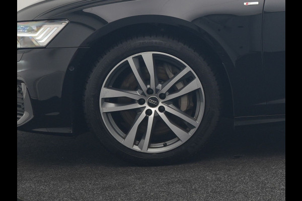 Audi A6 Avant 50 TFSI e Quattro S Line PHEV 300pk Dealer O.H | SOH 95,2% | Trekhaak Af Fabriek | Adaptive Cruise | Camera | Matrix LED | Lederen Sportstoelen Verwarmd | Sfeerverlichting | Apple Carplay | DAB | Navigatie | Virtual | 19"L.M | Plug In Hybrid |