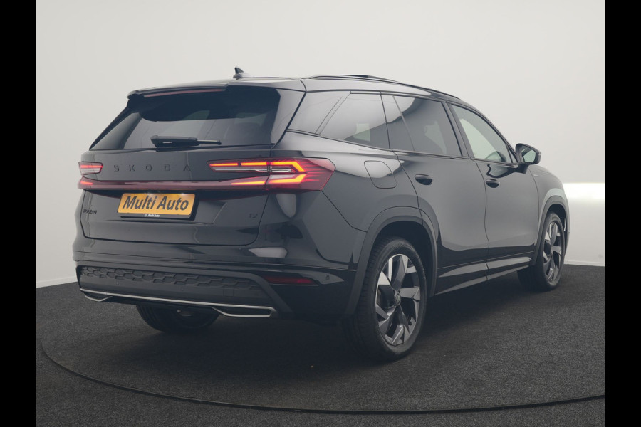 Škoda Kodiaq 1.5 TSI Sportline Business PHEV 204pk Dealer O.H | Panodak | Trekhaak Af Fabriek | Adaptive Cruise | Head Up | 360 Camera | Canton | Alcantara Sportstoelen Memory & Verwarmd | Stuur Verwarmd | Keyless | Sfeerverlichting | Apple Carplay | DAB | Navigatie | Virtual | 19"L.M | Plug In Hybrid |