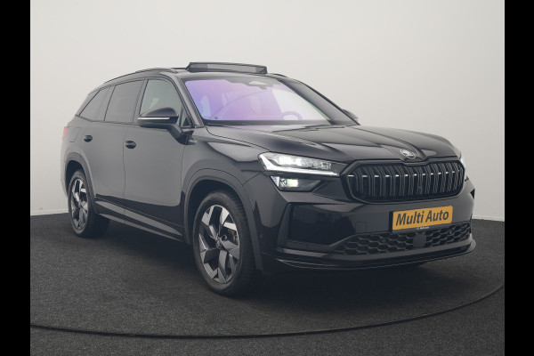 Škoda Kodiaq 1.5 TSI Sportline Business PHEV 204pk Dealer O.H | Panodak | Trekhaak Af Fabriek | Adaptive Cruise | Head Up | 360 Camera | Canton | Alcantara Sportstoelen Memory & Verwarmd | Stuur Verwarmd | Keyless | Sfeerverlichting | Apple Carplay | DAB | Navigatie | Virtual | 19"L.M | Plug In Hybrid |