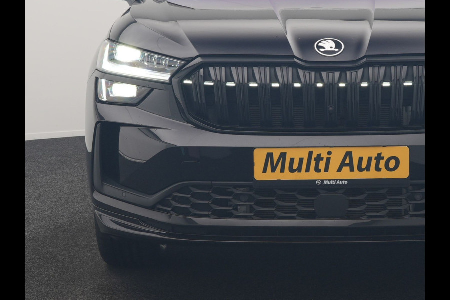 Škoda Kodiaq 1.5 TSI Sportline Business PHEV 204pk Dealer O.H | Panodak | Trekhaak Af Fabriek | Adaptive Cruise | Head Up | 360 Camera | Canton | Alcantara Sportstoelen Memory & Verwarmd | Stuur Verwarmd | Keyless | Sfeerverlichting | Apple Carplay | DAB | Navigatie | Virtual | 19"L.M | Plug In Hybrid |