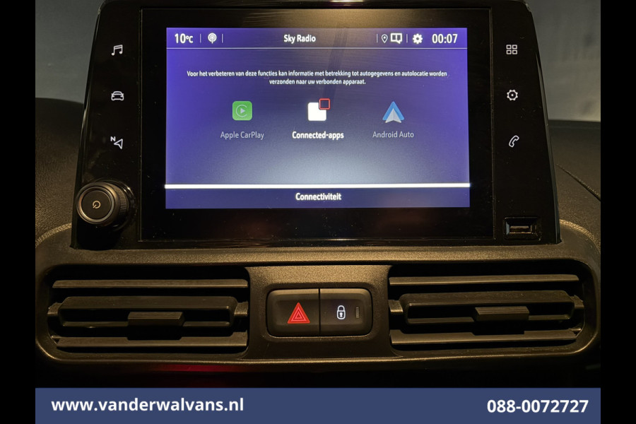 Opel Combo 1.5D 102pk L2H1 Euro6 Airco | Apple Carplay | Trekhaak | Cruisecontrol Parkeersensoren, Android Auto, Zijdeur, Bijrijdersbank