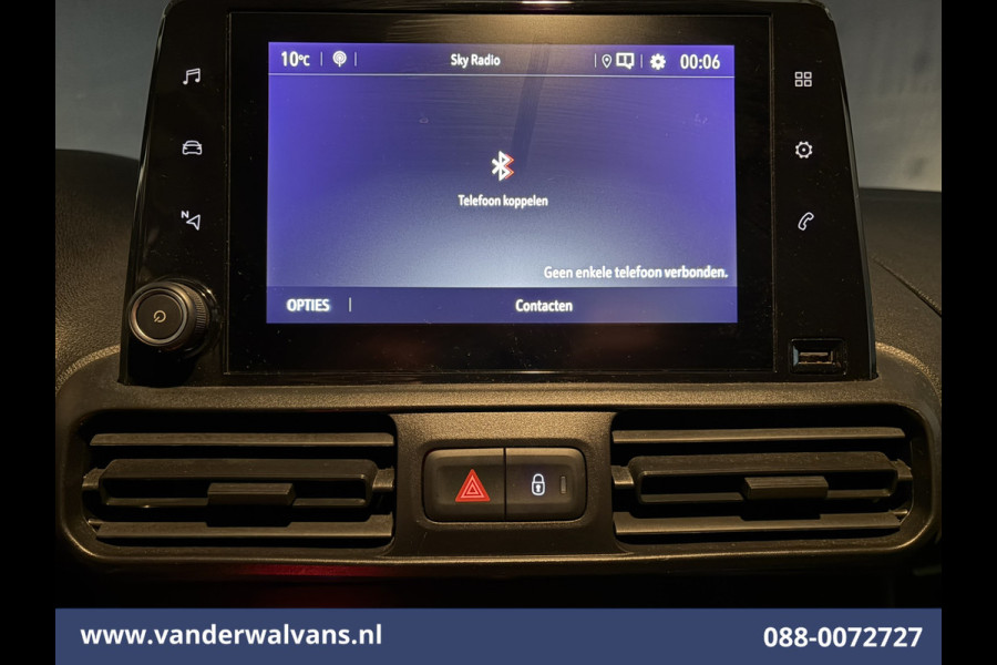 Opel Combo 1.5D 102pk L2H1 Euro6 Airco | Apple Carplay | Trekhaak | Cruisecontrol Parkeersensoren, Android Auto, Zijdeur, Bijrijdersbank