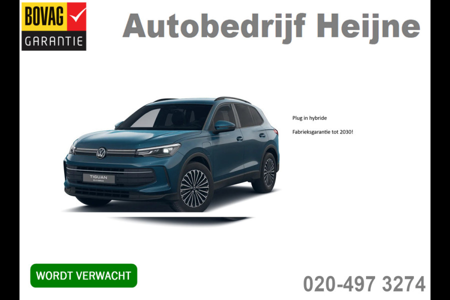 Volkswagen Tiguan 1.5 TSI 204PK DSG eHybrid LIFE NAVI/CARPLAY/CAMERA/TREKHAAK FABRIEKSGARANTIE!!