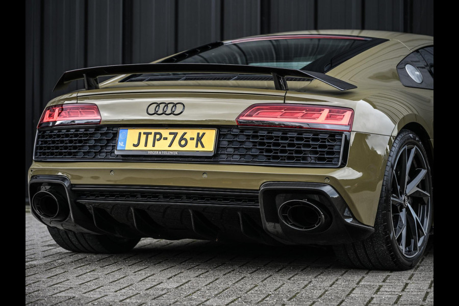 Audi R8 5.2 performance quattro | Audi Exclusive | Ceramic | B&O | Carbon Exterieur | Alcantara Hemel | Carbon Interieur | Laser | Camera | Memory Seat | Keyless Entry | Magnetic Ride | Dynamic Steering |