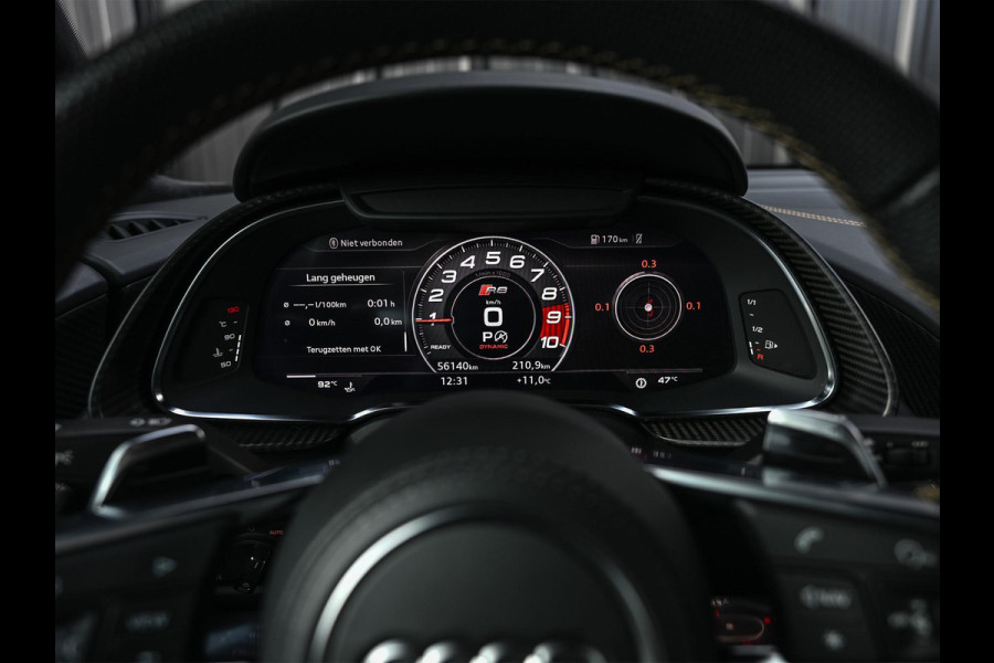Audi R8 5.2 performance quattro | Audi Exclusive | Ceramic | B&O | Carbon Exterieur | Alcantara Hemel | Carbon Interieur | Laser | Camera | Memory Seat | Keyless Entry | Magnetic Ride | Dynamic Steering |