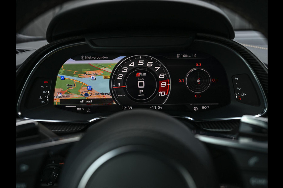 Audi R8 5.2 performance quattro | Audi Exclusive | Ceramic | B&O | Carbon Exterieur | Alcantara Hemel | Carbon Interieur | Laser | Camera | Memory Seat | Keyless Entry | Magnetic Ride | Dynamic Steering |