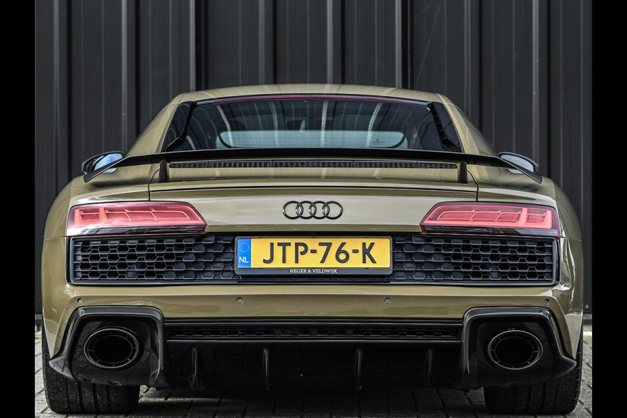 Audi R8 5.2 performance quattro | Audi Exclusive | Ceramic | B&O | Carbon Exterieur | Alcantara Hemel | Carbon Interieur | Laser | Camera | Memory Seat | Keyless Entry | Magnetic Ride | Dynamic Steering |