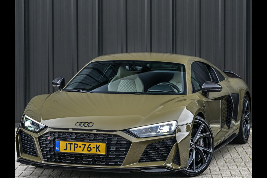 Audi R8 5.2 performance quattro | Audi Exclusive | Ceramic | B&O | Carbon Exterieur | Alcantara Hemel | Carbon Interieur | Laser | Camera | Memory Seat | Keyless Entry | Magnetic Ride | Dynamic Steering |