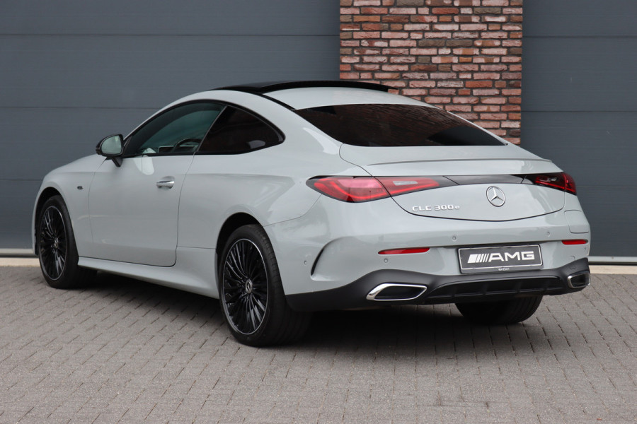 Mercedes-Benz CLE Coupé 300 e AMG Line | Distronic | Memory | Burmester | Panoramadak | Keyless Go | Digital Light | Nightpakket | HUD | Surround Camera | Verwarmd Stuurwiel |