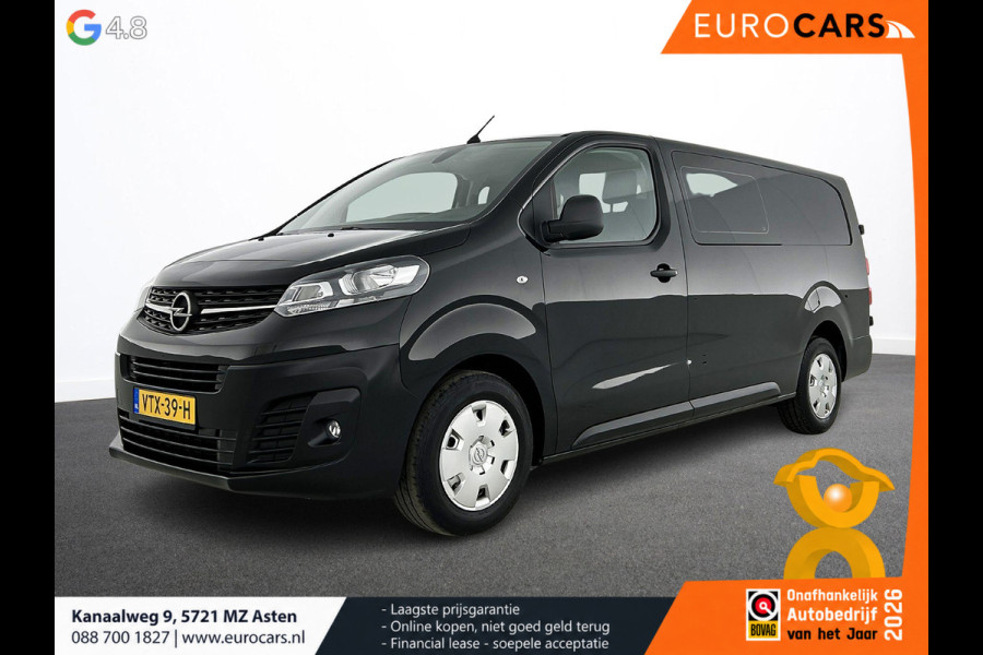 Opel Vivaro 2.0 145pk L3H1 Edition Dubbele Cabine Automaat Airco Navigatie Parkeersensoren Trekhaak Cruise control Apple carplay Android auto