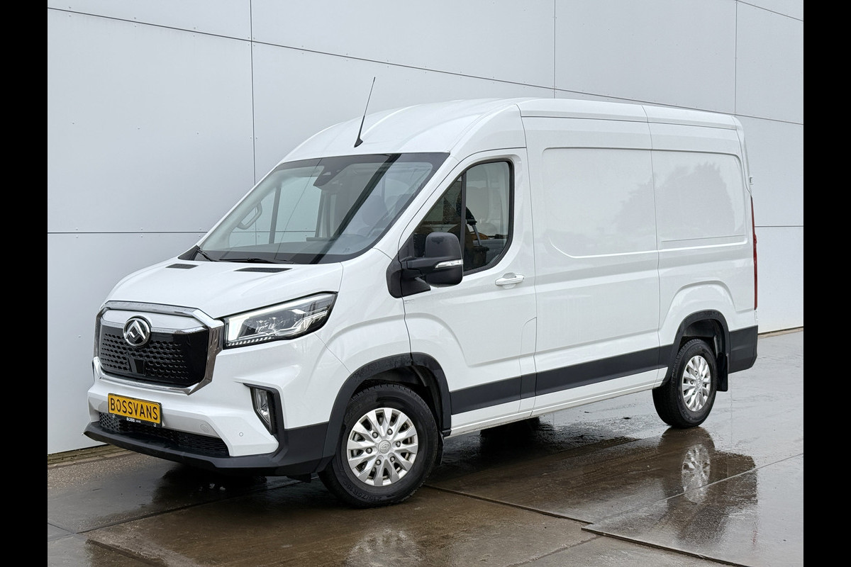 Maxus eDeliver 9 77kWh 204PK Nieuw model! L2H2 Glaspack/Camper 300km WLTP Snelladen LED Carplay Cruise control Camera Airco Parkeersensoren v+a