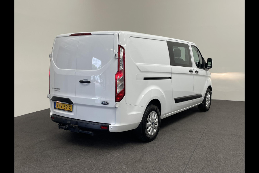 Ford Transit Custom 300 2.0 TDCI L2H1 Trend Dubbele Cabine Automaat Navigatie Airco Navigatie Bluetooth Trekhaak Parkeercamera Parkeersensoren voor en achter