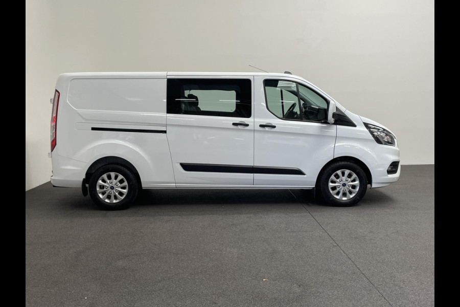 Ford Transit Custom 300 2.0 TDCI L2H1 Trend Dubbele Cabine Automaat Navigatie Airco Navigatie Bluetooth Trekhaak Parkeercamera Parkeersensoren voor en achter