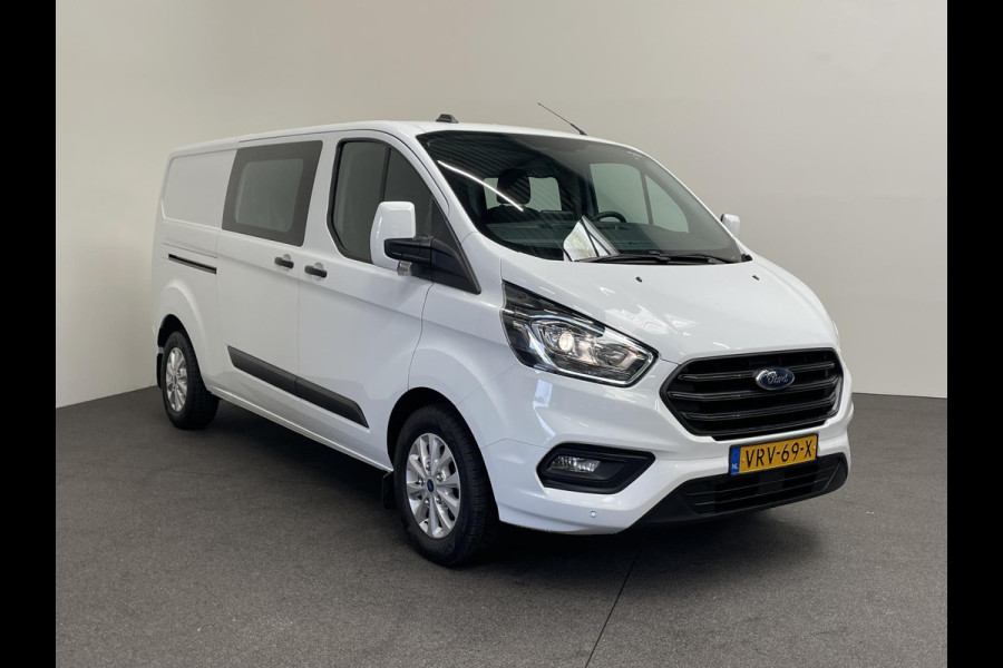 Ford Transit Custom 300 2.0 TDCI L2H1 Trend Dubbele Cabine Automaat Navigatie Airco Navigatie Bluetooth Trekhaak Parkeercamera Parkeersensoren voor en achter