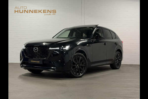 Mazda CX-60 2.5 e-SkyActiv PHEV Homura Trekhaak | Open dak | Adapt. Cruise | Stoelventilatie | Stuur-/Stoelverwarming | 360 camera | Carplay | Memory | Bose sound
