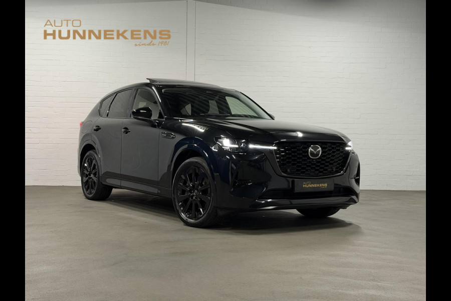 Mazda CX-60 2.5 e-SkyActiv PHEV Homura Trekhaak | Open dak | Adapt. Cruise | Stoelventilatie | Stuur-/Stoelverwarming | 360 camera | Carplay | Memory | Bose sound