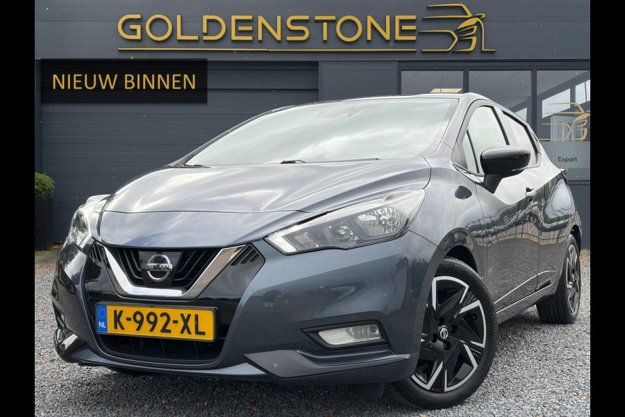 Nissan Micra 1.0 IG-T N-Design ✓Carplay✓Trekhaak✓Navi✓Airco✓Cruise✓Rijstrooksensor✓Pdc✓Lm velgen✓4 Elekt Ramen✓Zeer Zuinig✓Weinig km✓N.A.P✓Apk tot 04-2027