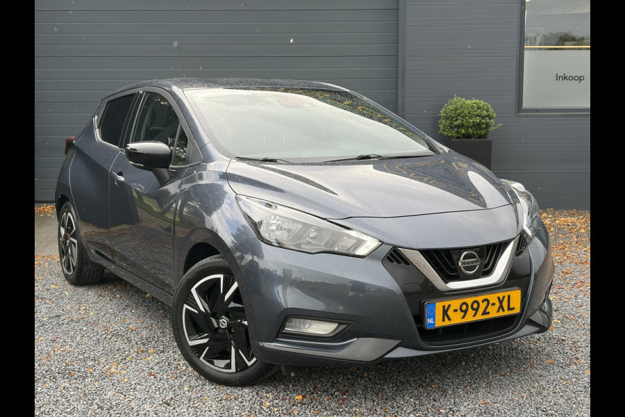 Nissan Micra 1.0 IG-T N-Design ✓Carplay✓Trekhaak✓Navi✓Airco✓Cruise✓Rijstrooksensor✓Pdc✓Lm velgen✓4 Elekt Ramen✓Zeer Zuinig✓Weinig km✓N.A.P✓Apk tot 04-2027