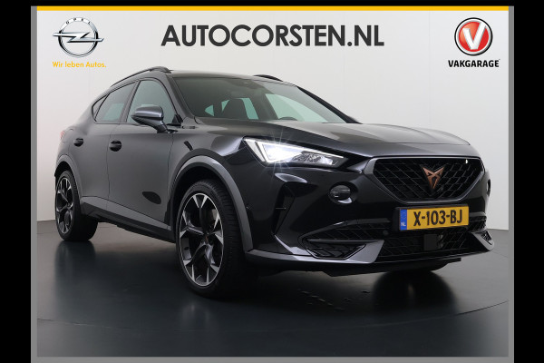CUPRA Formentor 1.4T 245PK e-Hybrid VZ Performance SOH 100% Trekhaak Panoramadak Adap.Cruise Stoel+Stuurverwarming Elek.Achterklep 3-Zone Ecc Na Apple Carplay/Android Auto DAB Isofix Licht-/regensensor Draadloze lader Dodehoekdetectie File assistent 1e Eigenaar Origineel Nederlandse Auto