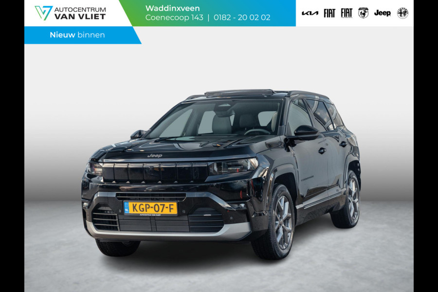 Jeep Compass 1.2 e-Hybrid First Edition | Premium Pack | Convenience Pack | Schuif/Kanteldak | Vulcano Black