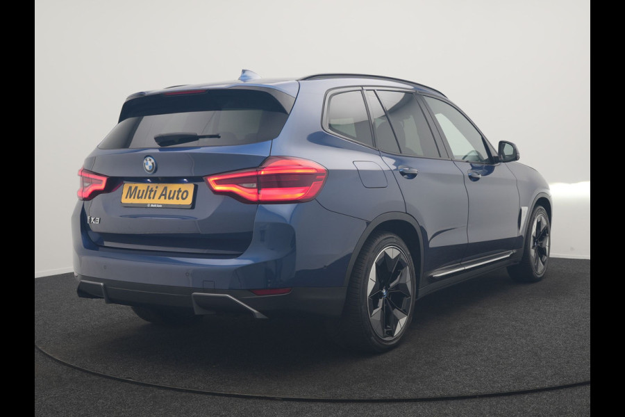 BMW iX3 High Executive 80 kWh 286pk Dealer O.H | Panodak | Head Up | Adaptive Cruise | 360 Camera | Harman / Kardon | Lederen Sportstoelen Memory & Verwarmd | Keyless | Apple Carplay | Blis | Sfeerverlichting | DAB | Navigatie | 20"L.M |