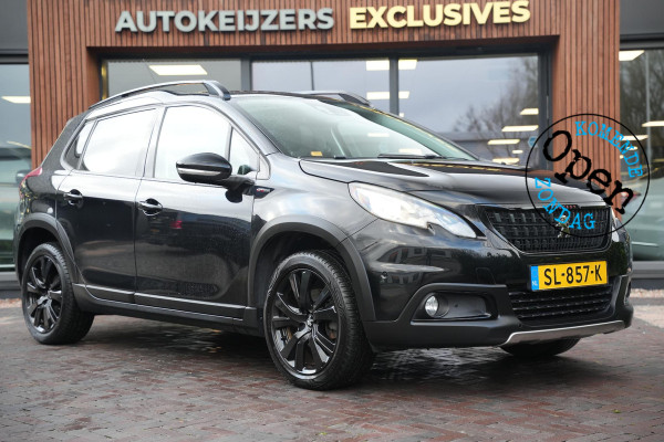 Peugeot 2008 1.2 PureTech GT-line Black on black Panoramadak Lederen bekleding