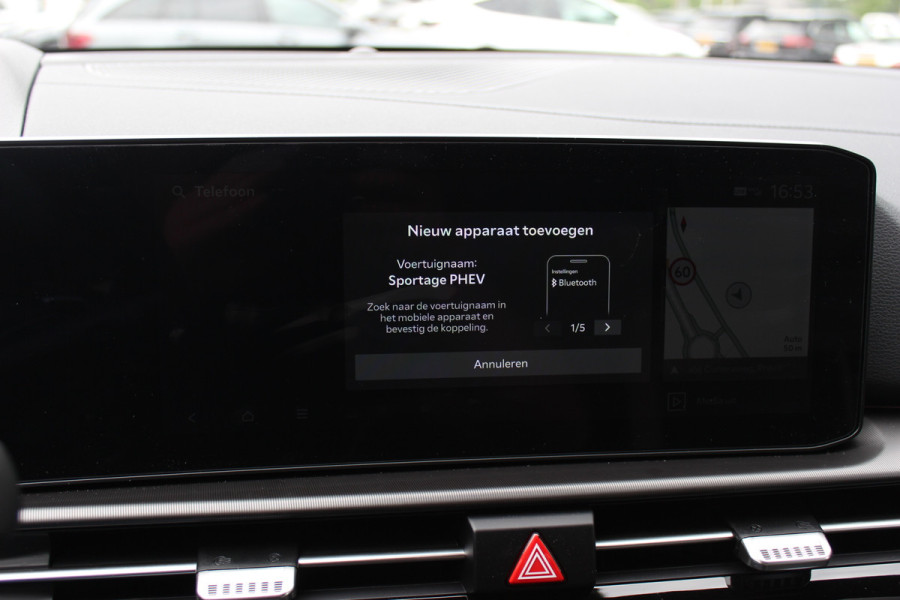 Kia Sportage 1.6 T-GDi Plug-in Hybrid GT-PlusLine / 4.621 km! / Panoramadak / 360Camera / Head-up / Leder / Matrix LED / Keyless / 19'' / CarPlay / Harman Kardon / Stoelventilatie / Stoelverwarming 4x / Dodehoek / DAB / ACC