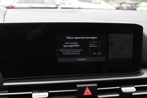 Kia Sportage 1.6 T-GDi Plug-in Hybrid GT-PlusLine / 4.621 km! / Panoramadak / 360Camera / Head-up / Leder / Matrix LED / Keyless / 19'' / CarPlay / Harman Kardon / Stoelventilatie / Stoelverwarming 4x / Dodehoek / DAB / ACC