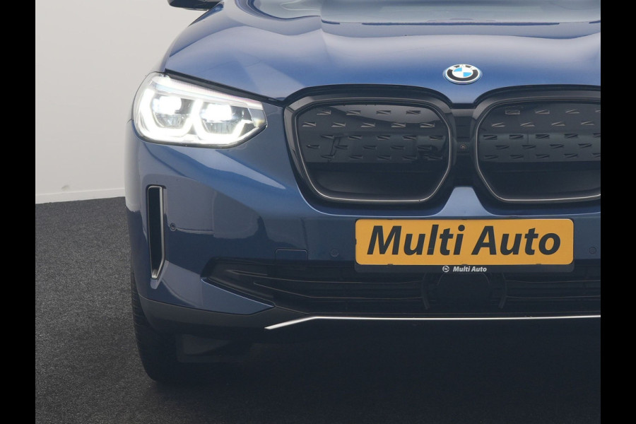 BMW iX3 High Executive 80 kWh 286pk Dealer O.H | Panodak | Head Up | Adaptive Cruise | 360 Camera | Harman / Kardon | Lederen Sportstoelen Memory & Verwarmd | Keyless | Apple Carplay | Blis | Sfeerverlichting | DAB | Navigatie | 20"L.M |