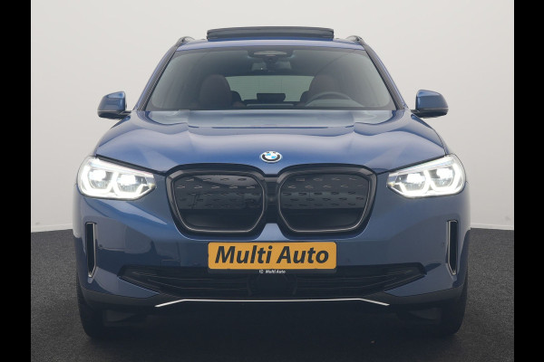 BMW iX3 High Executive 80 kWh 286pk Dealer O.H | Panodak | Head Up | Adaptive Cruise | 360 Camera | Harman / Kardon | Lederen Sportstoelen Memory & Verwarmd | Keyless | Apple Carplay | Blis | Sfeerverlichting | DAB | Navigatie | 20"L.M |