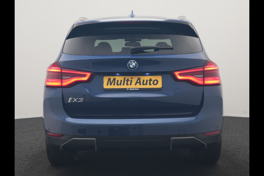 BMW iX3 High Executive 80 kWh 286pk Dealer O.H | Panodak | Head Up | Adaptive Cruise | 360 Camera | Harman / Kardon | Lederen Sportstoelen Memory & Verwarmd | Keyless | Apple Carplay | Blis | Sfeerverlichting | DAB | Navigatie | 20"L.M |