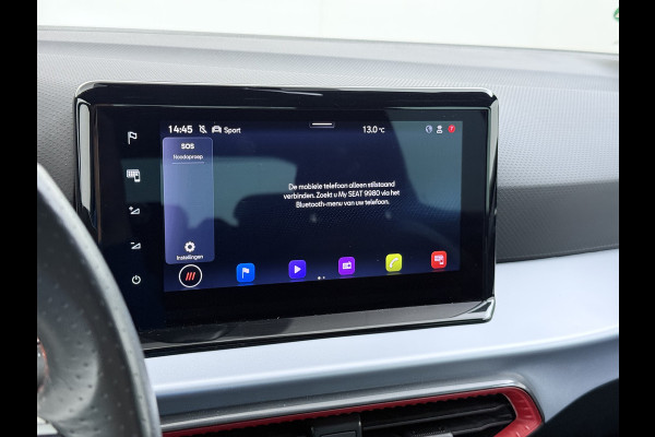 Seat Ibiza 1.0TSI 5Drs FR Adap.Cruise Camera Stoelverwarming Virtual Cockpit Ecc Navi Apple Carplay/Android Auto Business Intense Lmv Led Pdc Isofix DAB Licht-/regensensor Origineel Nederlandse Auto
