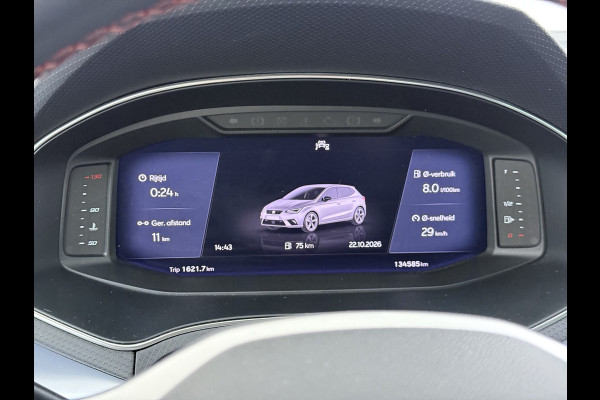 Seat Ibiza 1.0TSI 5Drs FR Adap.Cruise Camera Stoelverwarming Virtual Cockpit Ecc Navi Apple Carplay/Android Auto Business Intense Lmv Led Pdc Isofix DAB Licht-/regensensor Origineel Nederlandse Auto