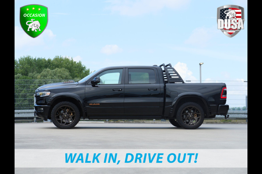 RAM 1500 Limited | 5.7 V8 | 4x4 | Crew Cab | Guerrilla Exhaust | RAMBAR | 22 inch 4play | Accent kleur | Full option Nieuw binnen!