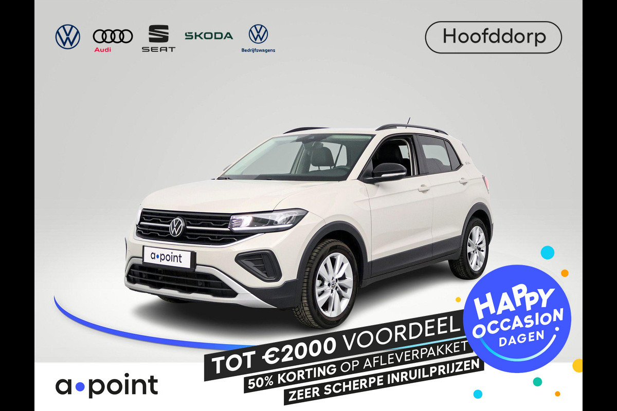 Volkswagen T-Cross 1.0 TSI Life Goal 115 pk Automaat (DSG) | Navigatie via App | Parkeersensoren | Achteruitrijcamera | Adaptieve cruise control | Stoelverwarming | Apple carplay / Android auto | Autom. Airco |