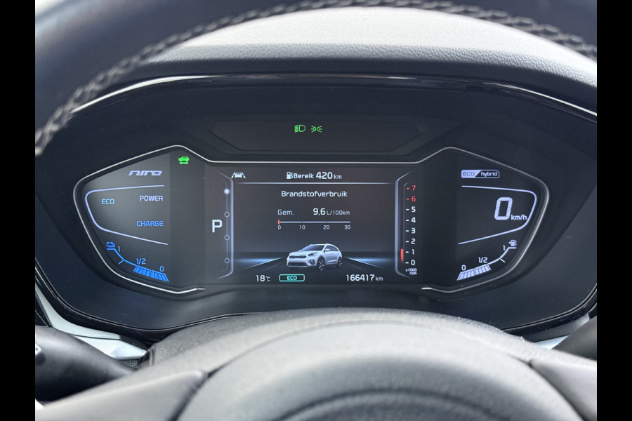 Kia Niro 1.6GDi 142PK Hybrid Automaat Adap.Cruise Navi Camera Apple Carplay Android Auto Ecc DynamicLine Lmv Led Isofix DAB Lane Assist Regen-Lichtsensor Keyless 1e Eigenaar Dealeronderhouden Origineel Nederlandse Auto