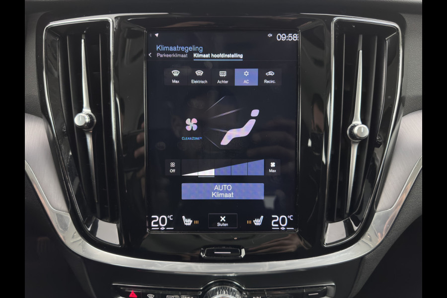 Volvo V60 2.0 D4 Momentum Pro (INCL.BTW) Aut. *LEATHER | FULL-LED | HEATED-COMFORTSEATS | DIGI-COCKPIT | CARPLAY | NAVI-FULLMAP | ECC | PDC | CRUISE | 17''ALU | TOWBAR*