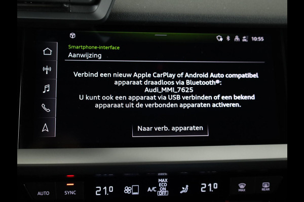 Audi A3 Limousine 30 TFSI Pro Line 110 pk S-tronic | Navigatie via App | Parkeersensoren achter | Cruise control | LED koplampen |