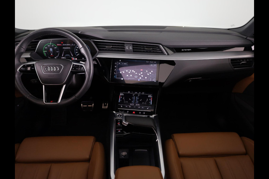 Audi Q8 Sportback e-tron 55 quattro S Edition 115 kWh 408pk | Panoramadak | Lederen bekleding | 22 inch Lichtmetalen velgen |