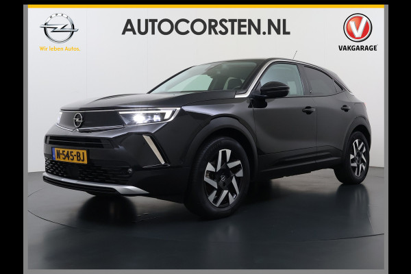 Opel Mokka-e 136PK Automaat Adap.Cruise Warmtepomp Leder 360°Camera Stoelverwarming Navi Android Auto Apple Carplay 50kWh SOH 87% Business El Ecc Privacy Glas Led Isofix DAB Bluetooth Lmv 17" Regen-Lichtsensor Lane Assist 1e Eigenaar Dealeronderhouden Origineel Nederlandse Auto