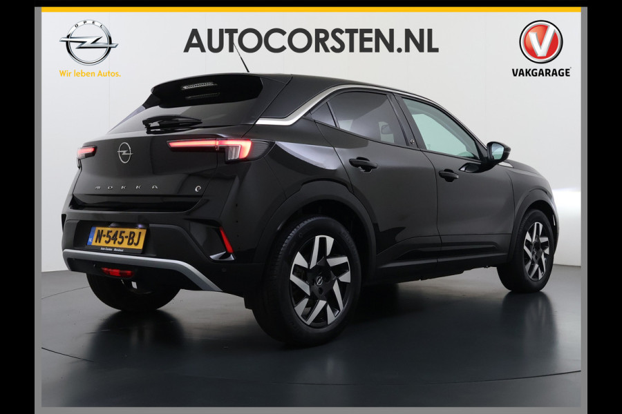 Opel Mokka-e 136PK Automaat Adap.Cruise Warmtepomp Leder 360°Camera Stoelverwarming Navi Android Auto Apple Carplay 50kWh SOH 87% Business El Ecc Privacy Glas Led Isofix DAB Bluetooth Lmv 17" Regen-Lichtsensor Lane Assist 1e Eigenaar Dealeronderhouden Origineel Nederlandse Auto
