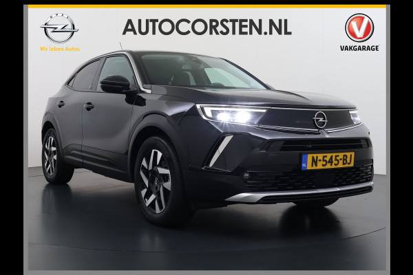 Opel Mokka-e 136PK Automaat Adap.Cruise Warmtepomp Leder 360°Camera Stoelverwarming Navi Android Auto Apple Carplay 50kWh SOH 87% Business El Ecc Privacy Glas Led Isofix DAB Bluetooth Lmv 17" Regen-Lichtsensor Lane Assist 1e Eigenaar Dealeronderhouden Origineel Nederlandse Auto