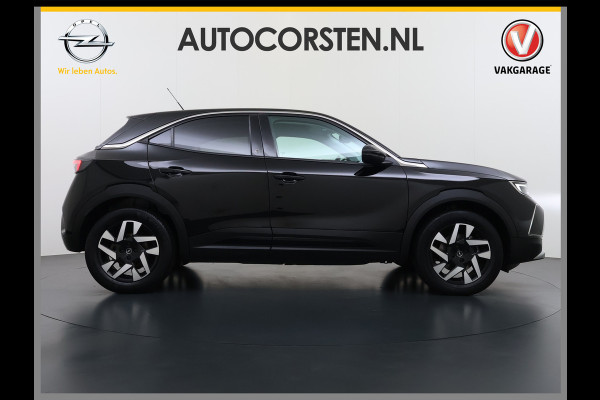 Opel Mokka-e 136PK Automaat Adap.Cruise Warmtepomp Leder 360°Camera Stoelverwarming Navi Android Auto Apple Carplay 50kWh SOH 87% Business El Ecc Privacy Glas Led Isofix DAB Bluetooth Lmv 17" Regen-Lichtsensor Lane Assist 1e Eigenaar Dealeronderhouden Origineel Nederlandse Auto
