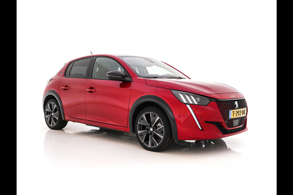 Peugeot e-208 EV GT 350 50 kWh [3-Fase-11kW] *HEATPUMP | FULL-LED | DIGI-COCKPIT | BLINDSPOT | CAMERA | LEATHER-ALCANTARA | AMBIENTLIGHT | NAVI-FULLMAP | LANE-ASSIST | KEYLESS | DAB | CCS-FASTLOADER | HEATED-SPORTSEATS | PRIV