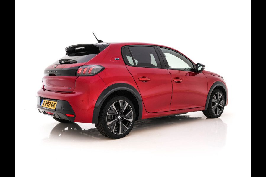 Peugeot e-208 EV GT 350 50 kWh [3-Fase-11kW] *HEATPUMP | FULL-LED | DIGI-COCKPIT | BLINDSPOT | CAMERA | LEATHER-ALCANTARA | AMBIENTLIGHT | NAVI-FULLMAP | LANE-ASSIST | KEYLESS | DAB | CCS-FASTLOADER | HEATED-SPORTSEATS | PRIV